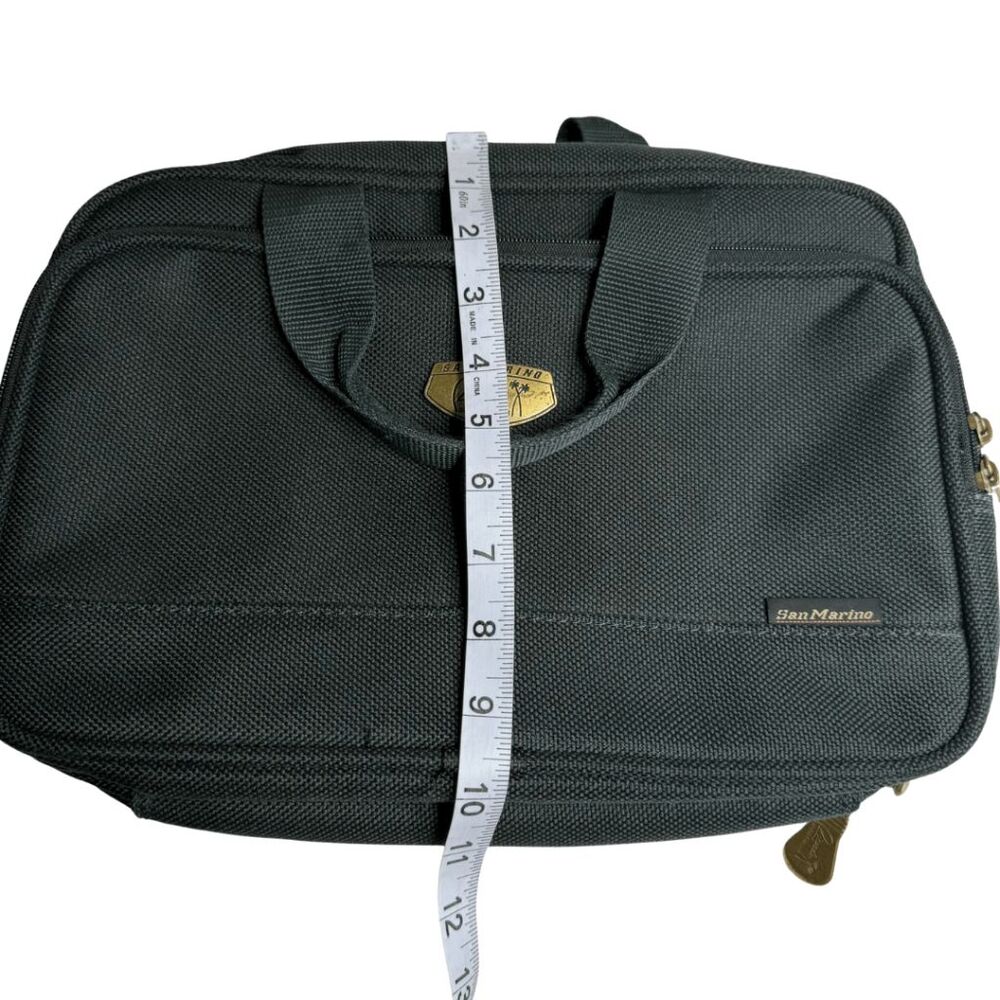 Ricardo Beverly Hills San Marino Men's‎ Toiletry Travel Organizer Bag Black - Picture 9 of 11
